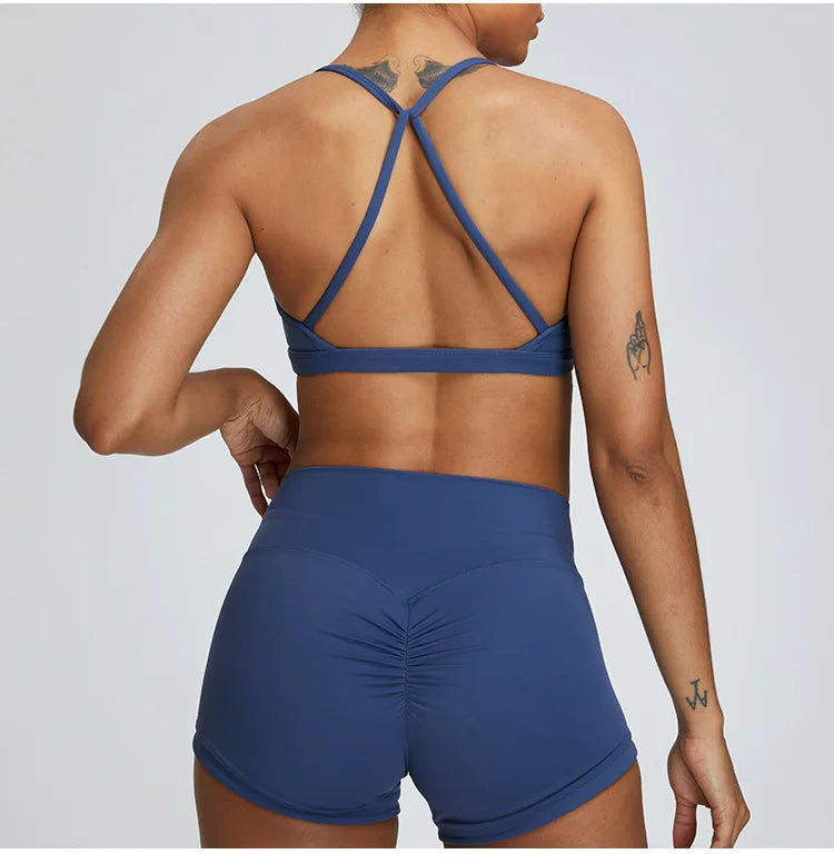 Cross-Back Gym Top for Women