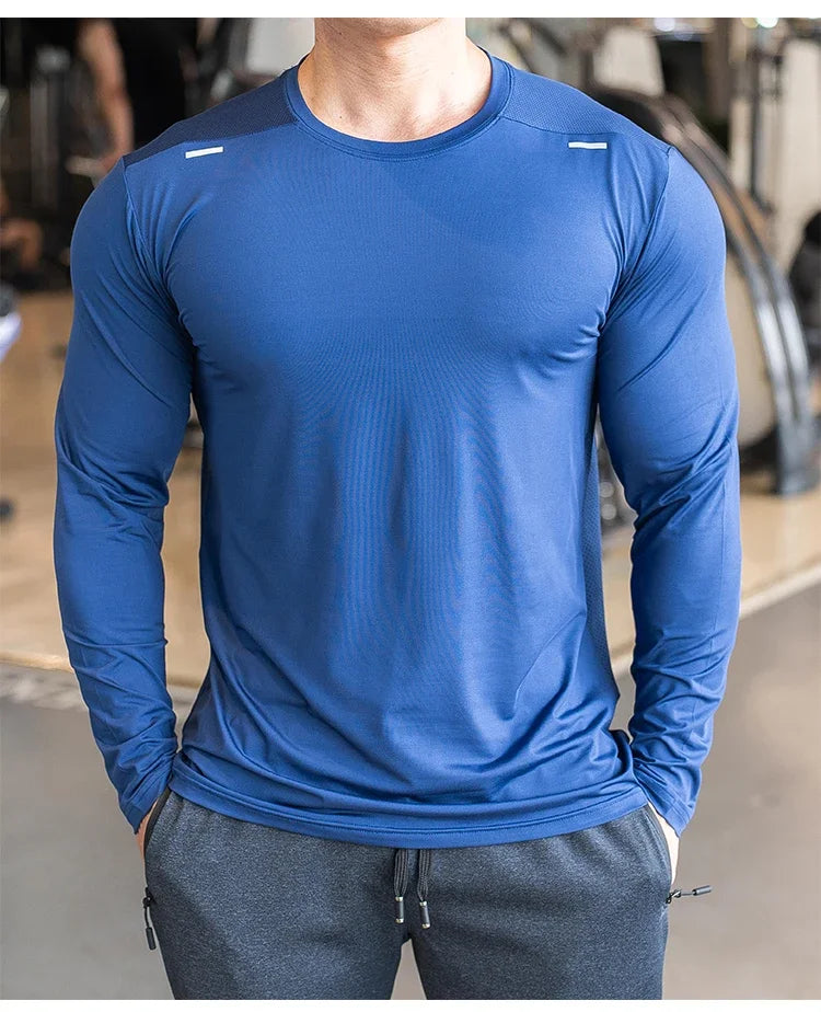 Men’s Quick-Dry Long-Sleeve Training Shirt