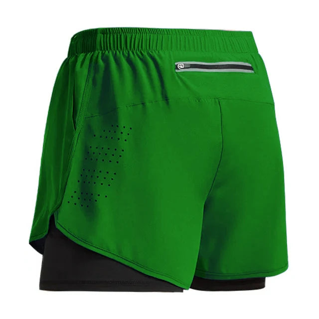 Men's 2-in-1 Quick-Dry Running Shorts