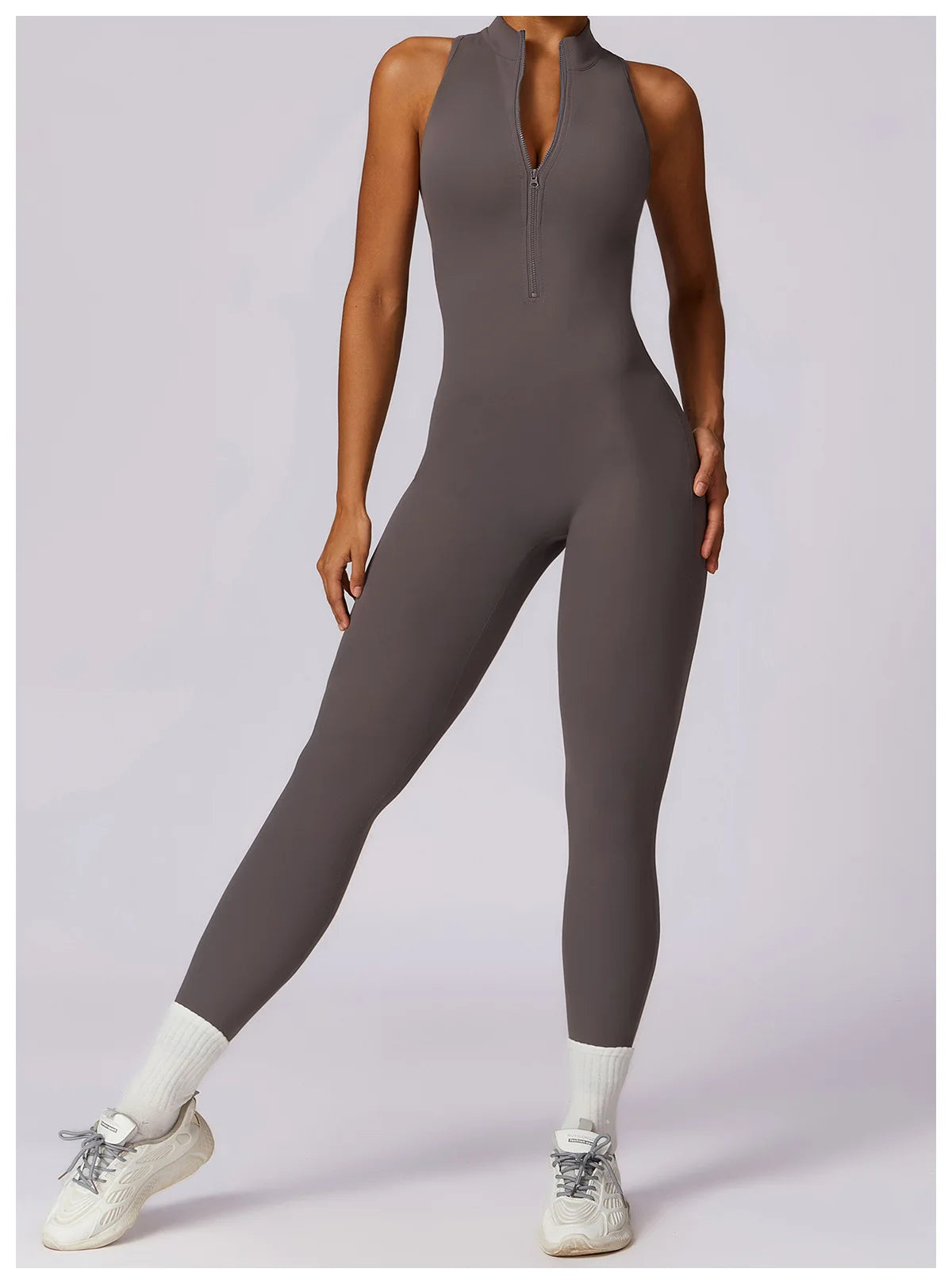 Women's V-Back Sports Jumpsuit