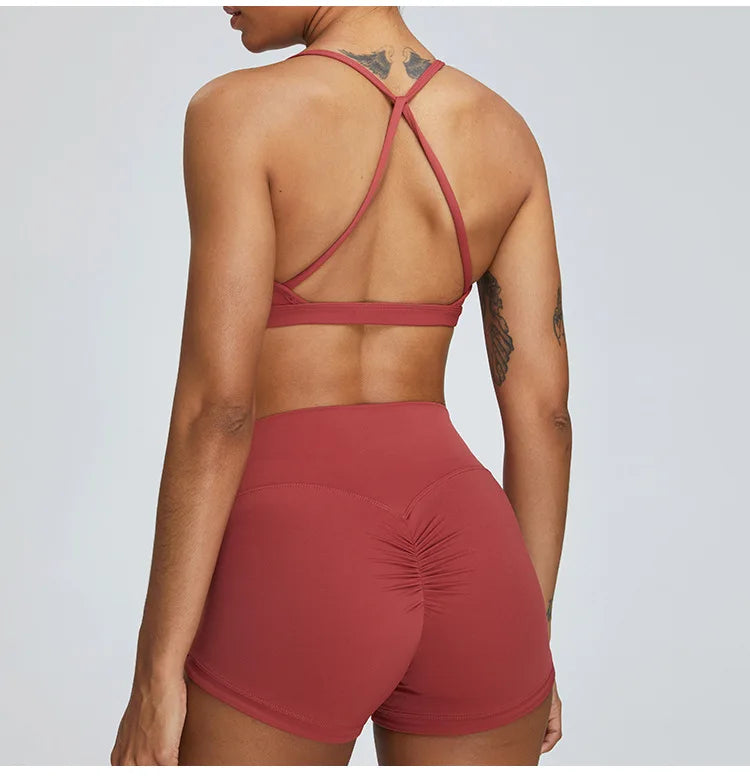 Cross-Back Gym Top for Women