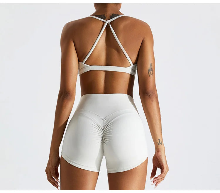 Cross-Back Gym Top for Women