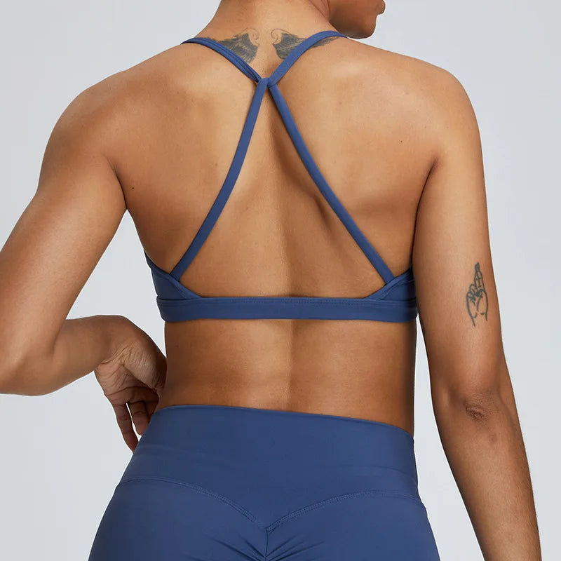 Cross-Back Gym Top for Women