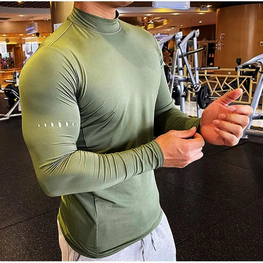 Men's Compression Long Sleeve Workout Shirt