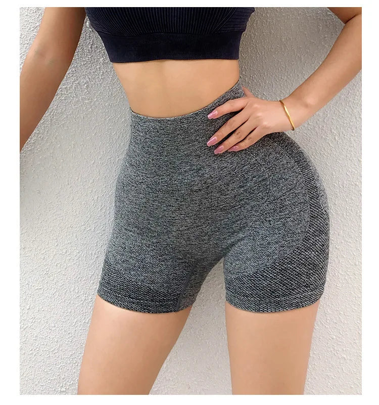 Women's High Elastic Gym Shorts