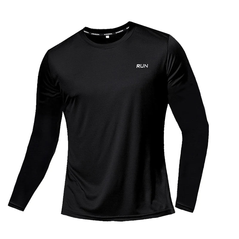 Men's Ice Silk Long Sleeve T-Shirt