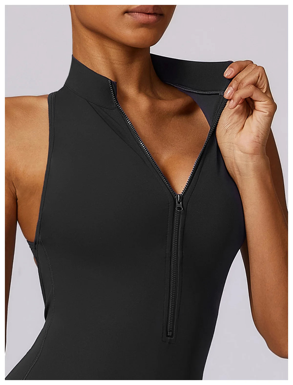 Women's V-Back Sports Jumpsuit