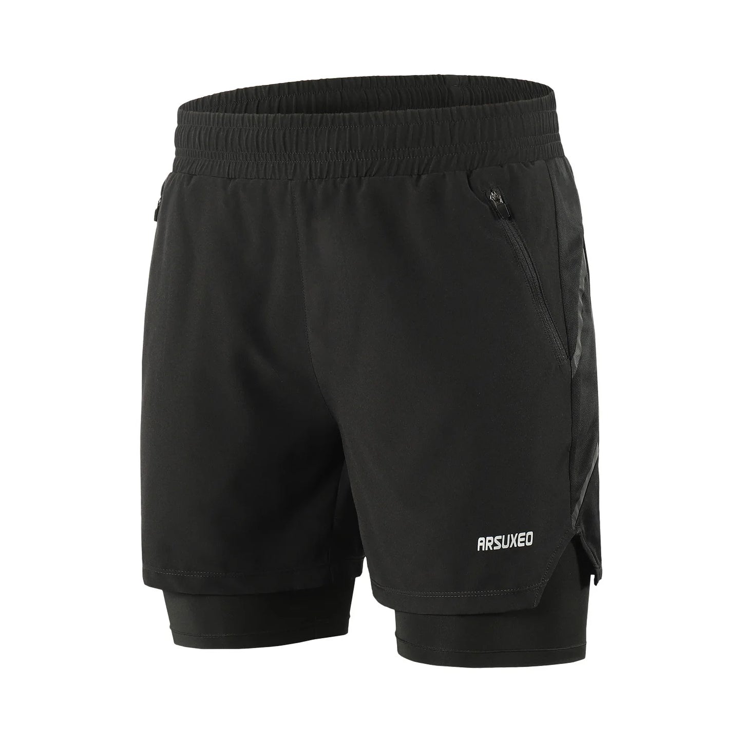 Men's 2-in-1 Running & Fitness Shorts